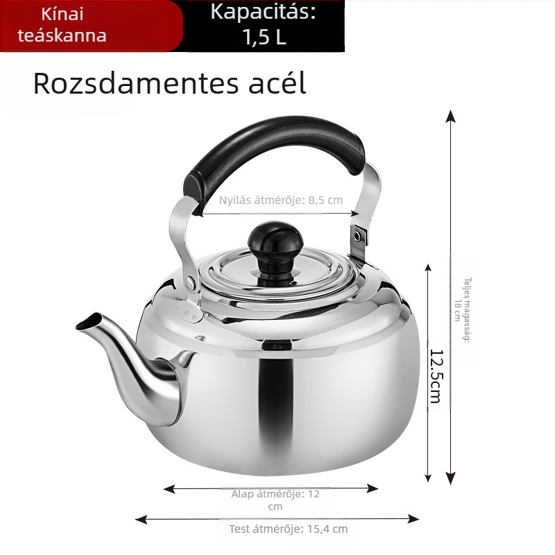 Hongmeishun rozsdamentes acél forrásban lévő teáskanna szűrőhálós tea indukciós főzőlap forrásban lévő víz éttermi teáskanna kültéri elektromos kerámia tűzhely gerenda fazék