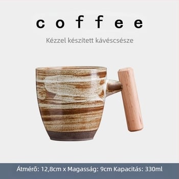 Amazon Ins határokon átnyúló kávéscsésze latte art csésze kerámia bögre nagy kapacitású vizespohár kung fu teáscsésze