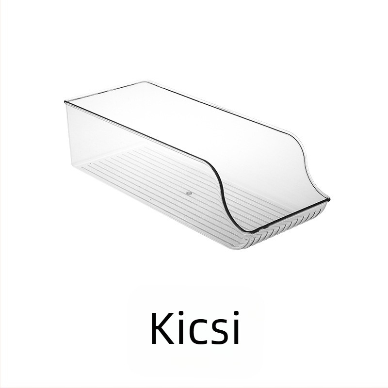 Nyári hűtőszekrény ital kétrétegű tárolódoboz műanyag átlátszó összecsukható sörös kólásdoboz fiókos típusú tároló