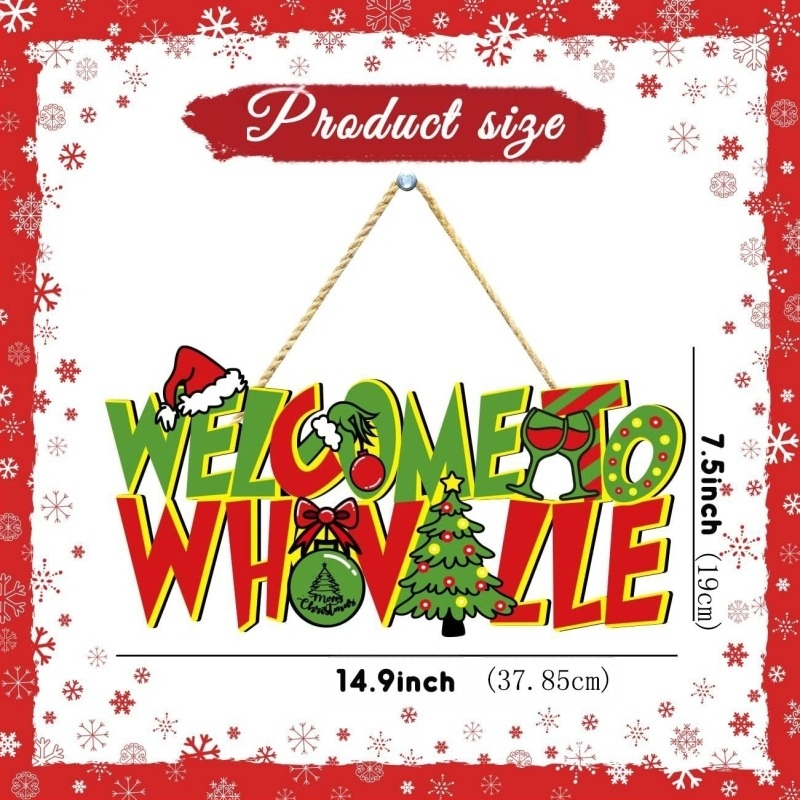 Határokon átnyúló, népszerű, Amazon karácsonyi fa karácsonyfadíszek, Grinch parti dekorációs kellékek