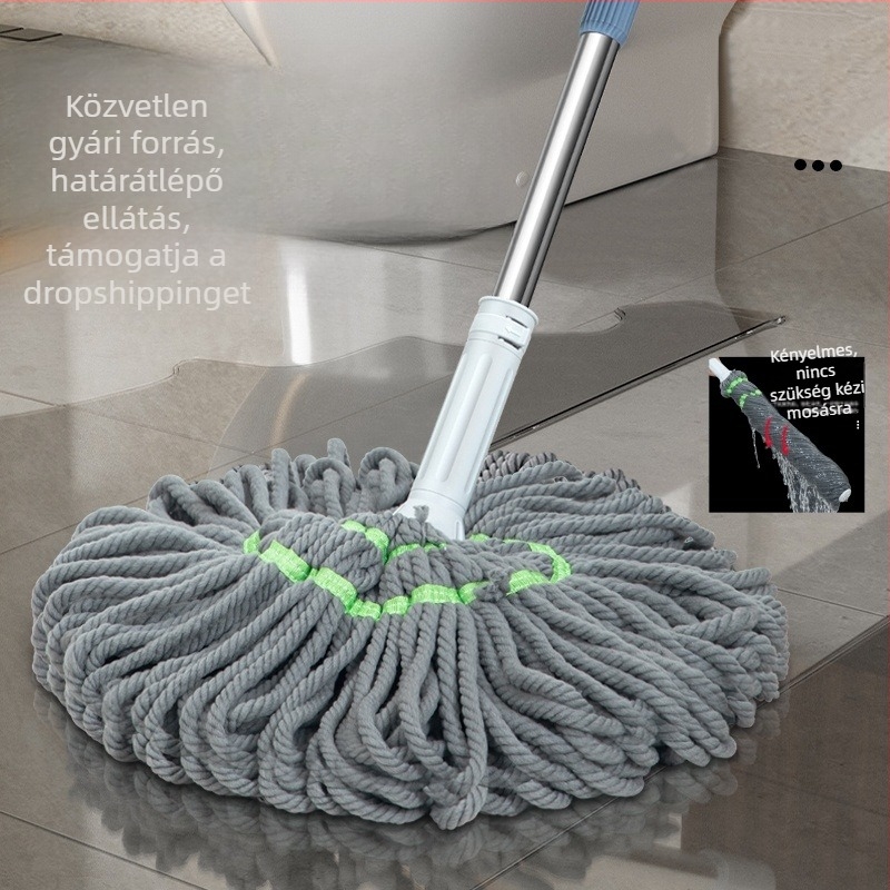 Spin Mop készlet kéz nélküli csavarással, Picasso forgó öncsavaró felmosó, ultrafinom szálas felmosó