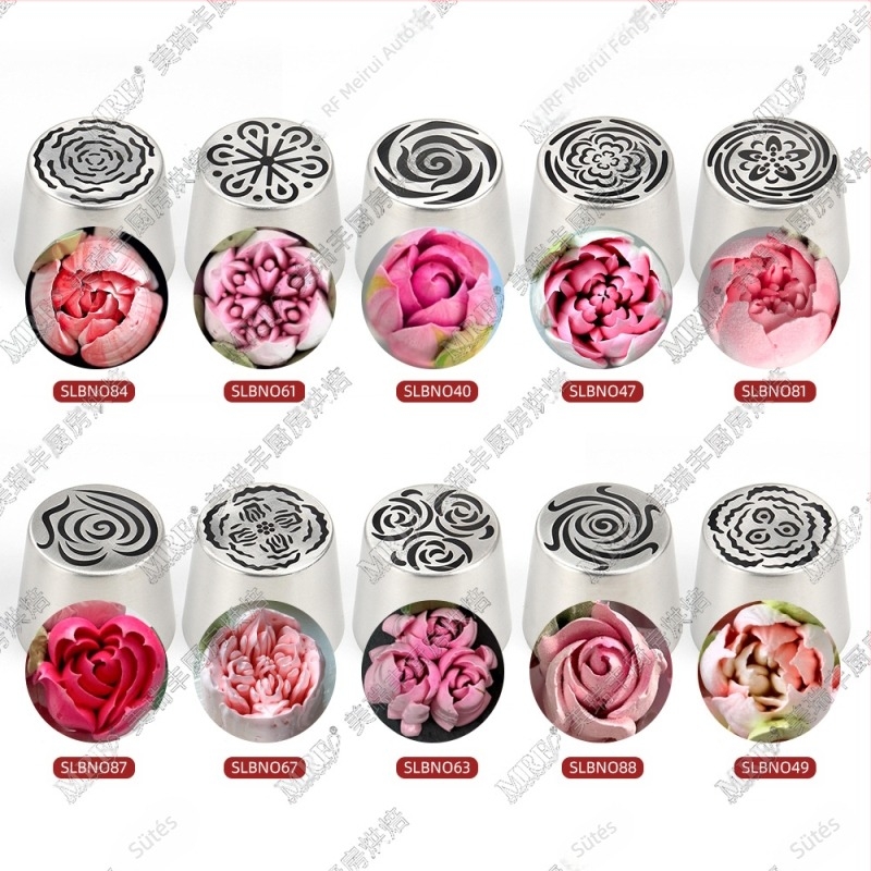 Túlméretezett új orosz szegélyű szájöltöny vattacukor virágos krémes szájcsokor nagy rózsa cukorka