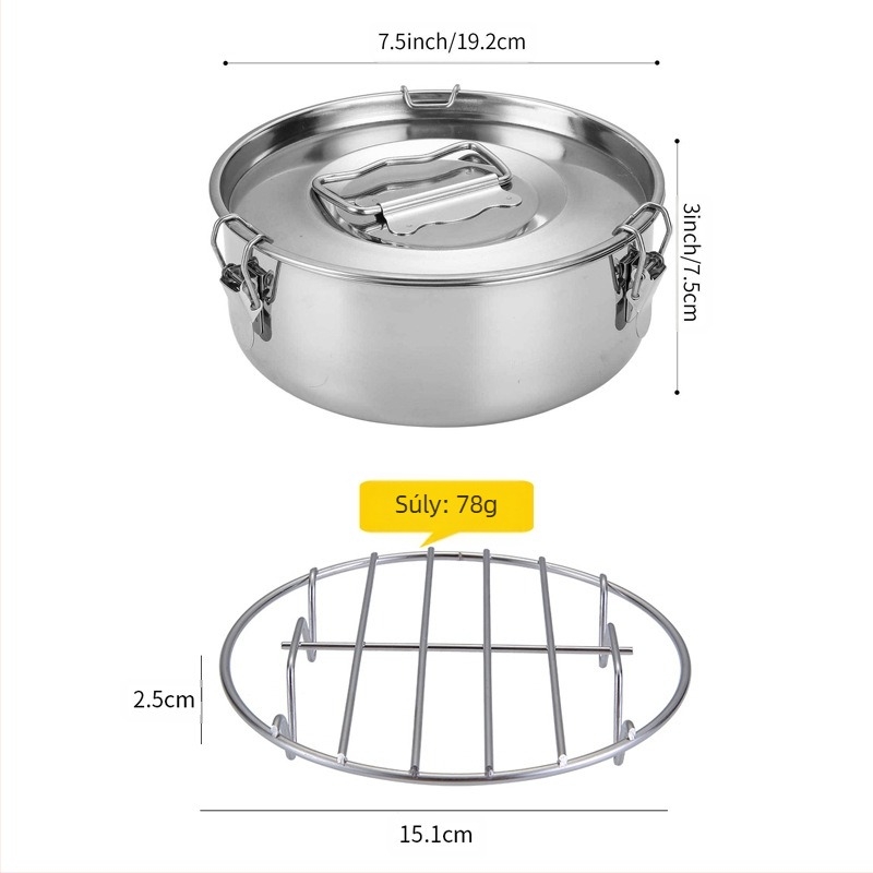 ♔ Határokon átnyúló 304 rozsdamentes acél gőzölő Multifunkciós instant pot kiegészítők Gőzölőrácsok Kerek torta pite forma
