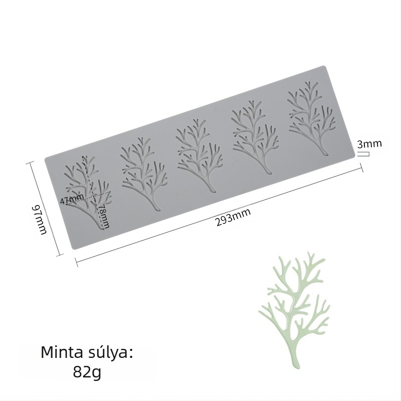 Sanxin korall levelek ágak flip cukor csipke párna szilikon diy csokoládé tányér dekoratív szilikon torta forma