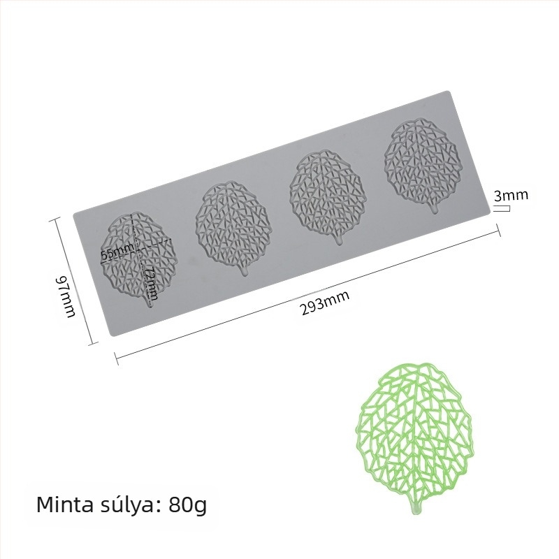 Sanxin korall levelek ágak flip cukor csipke párna szilikon diy csokoládé tányér dekoratív szilikon torta forma