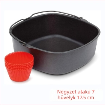 HD9 232 220 négyzet alakú sütőkosárhoz, süteményhordóhoz, 7 hüvelykes, 8 hüvelykes légkeveréses fritőz tartozékokhoz, HD 99 963