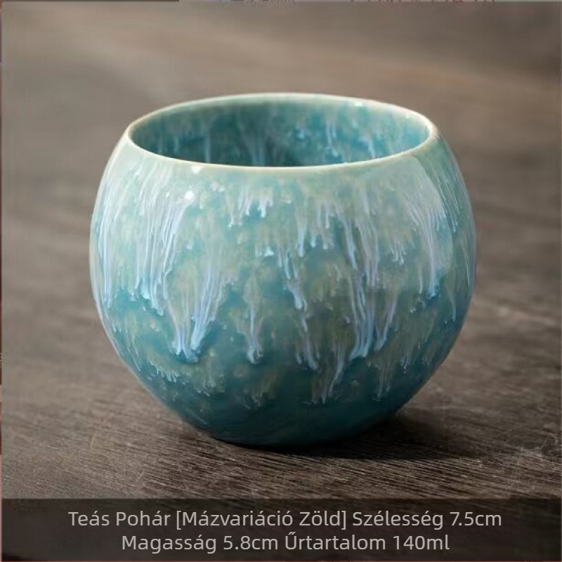 Sárkánytojásépítő teáscsésze jelmez Kung Fu teáscsésze kerámia kemence váltás öt elem csésze mester csésze teáscsésze teáscsésze tál csésze