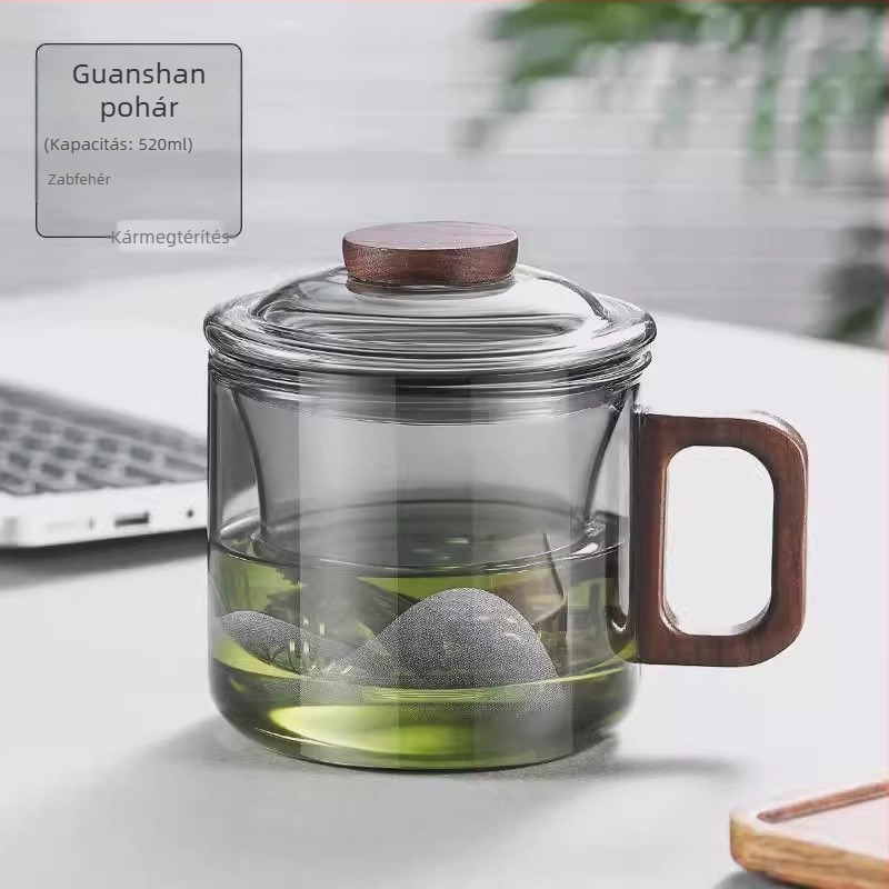 Mini Dundun csésze teáscsésze tea vízelválasztás háztartási üveg irodai virág teáscsésze kávéscsésze fűthető