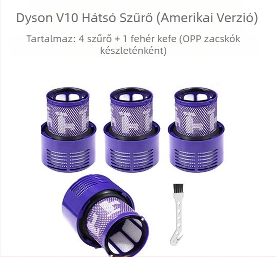 Dyson Dyson vezeték nélküli porszívó tartozékokhoz alkalmas, V10 hátsó HEPA Haipa szűrő szűrőbetét