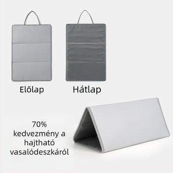 Három összecsukható vasalódeszka, vasalószőnyeg, vasalódeszka, összecsukható, hordozható, hőszigetelő szőnyeg, lapos vasalószőnyeg, függő, magas hőmérsékletű szőnyeg, tartozékok