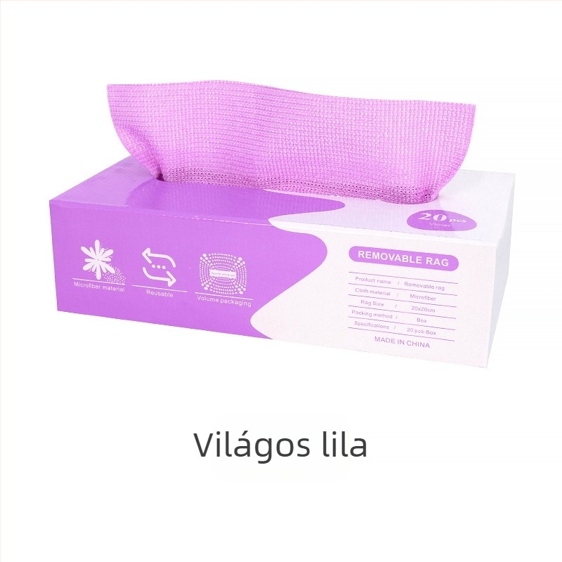 Mosogatórongy, szöszmentes és olajmentes, eldobható, tekercses mosogatórongy, mikroszálas konyhai mosogatórongy