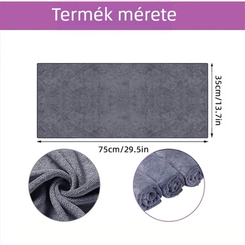Gyári nagykereskedelmi mikroszálas törlőkendő, extra vastag, puha, nedvszívó, 35*75 vastag autómosó tisztító kendő