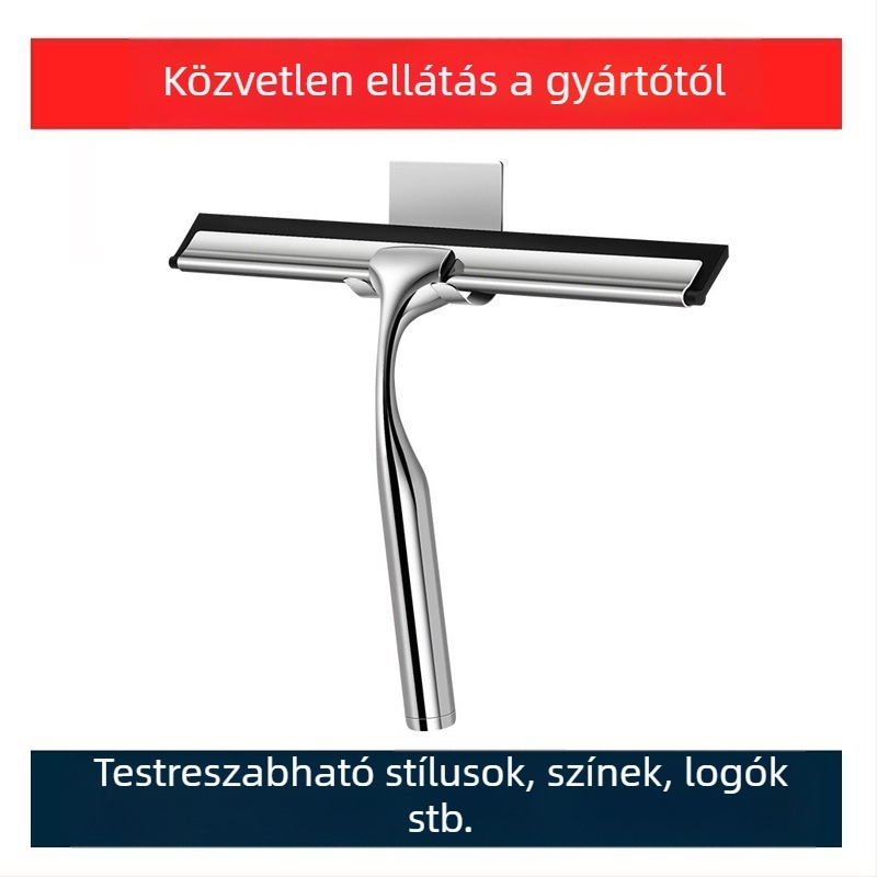 Háztartási Kereskedelmi Rozsdamentes Acél Üvegtörlő Frissítő Kiegészítők Üvegtisztító Műtárgy Fürdőszoba WC Speciális Horog