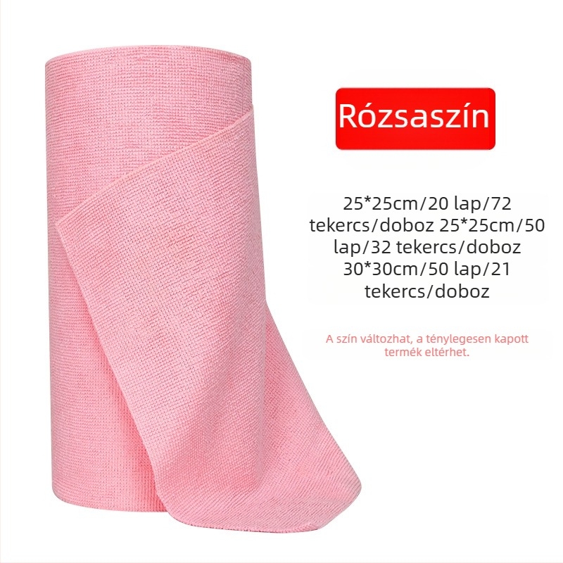 Kézzel tépett rongy Nedves és száraz, kettős felhasználású tépett rongy Konyhai eldobható lusta rongy Vastagított mosható mosogatórongy