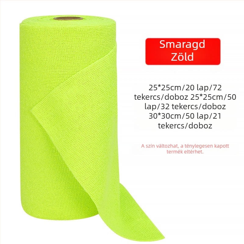 Kézzel tépett rongy Nedves és száraz, kettős felhasználású tépett rongy Konyhai eldobható lusta rongy Vastagított mosható mosogatórongy