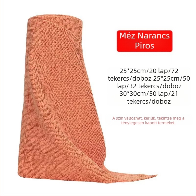 Kézzel tépett rongy Nedves és száraz, kettős felhasználású tépett rongy Konyhai eldobható lusta rongy Vastagított mosható mosogatórongy