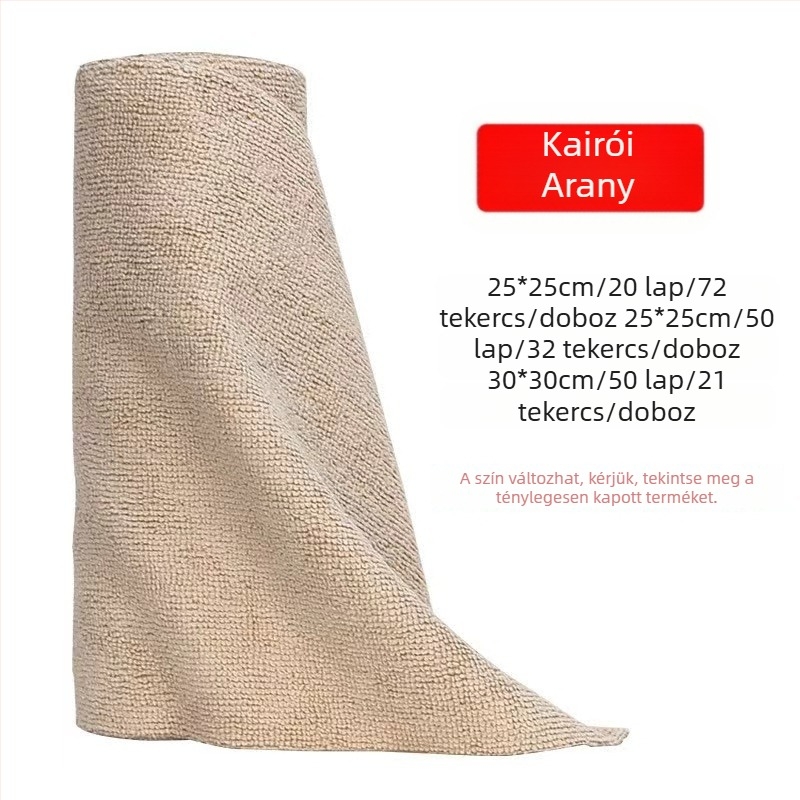 Kézzel tépett rongy Nedves és száraz, kettős felhasználású tépett rongy Konyhai eldobható lusta rongy Vastagított mosható mosogatórongy