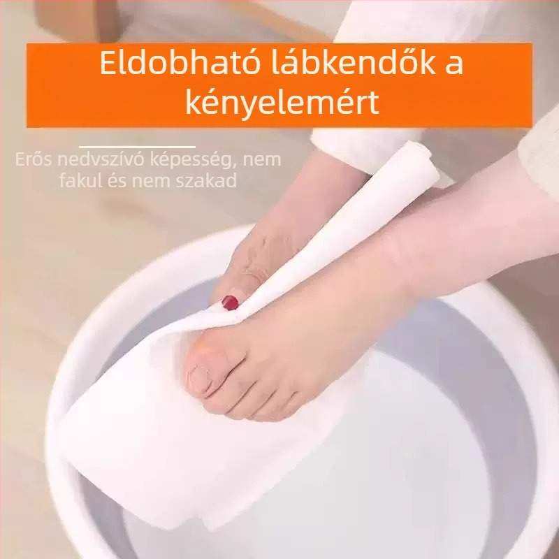 T eldobható lábtörlő kendő lábfürdő háztartási nedvszívó nyomtatás lábtörlő papír lábmosó lábtörlő lábtörlő lábterápiás törölköző lusta embereknek