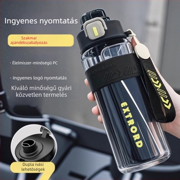 2025 Nagy kapacitású fitnesz sportvízpohár Nagy, nagy kapacitású műanyag szívószálas pohár Kültéri utazási műanyag pohár, testreszabva