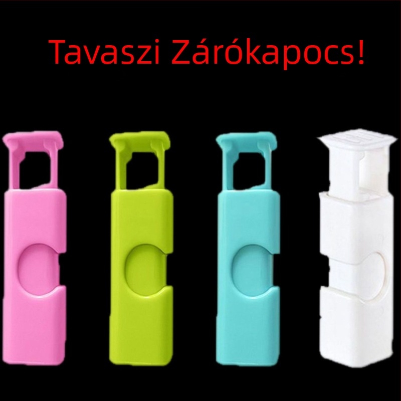 Snack nedvességálló klip kenyérzacskó tartósító klip műanyag zacskó tömítő klip tejpor zacskó tömítő prés klip tömítő eszköz