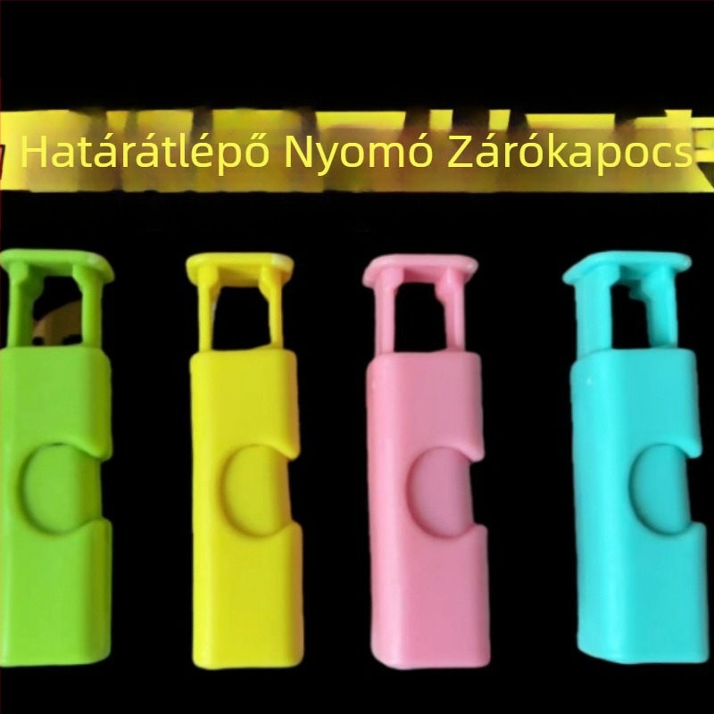 Snack nedvességálló klip kenyérzacskó tartósító klip műanyag zacskó tömítő klip tejpor zacskó tömítő prés klip tömítő eszköz