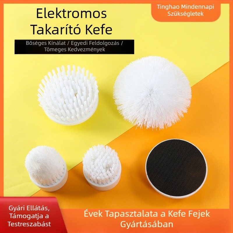 Csere elektromos tisztítókefe nagykereskedelmi konyhai tűzhely tisztító műtárgy mosogatókefe multifunkcionális kefefej kefefej készítmény