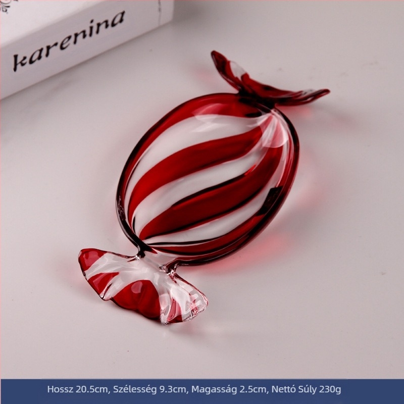 Színes üveg gyümölcstányér kreatív cukorka alakú diszpenziós tányér cukorka tányér háztartási nappali aszalt gyümölcs tányér étel tányér gyümölcstányér