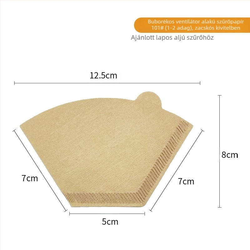 Kávészűrő papír, legyező alakú csepegtető típusú, kézzel főzött kávé, akasztható fülszűrő papír, szűrőpohár, eldobható kávészűrő papír, V60 szűrőpapír