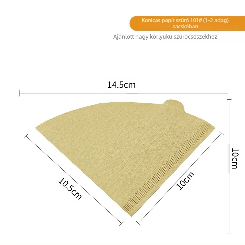 Kávészűrő papír, legyező alakú csepegtető típusú, kézzel főzött kávé, akasztható fülszűrő papír, szűrőpohár, eldobható kávészűrő papír, V60 szűrőpapír