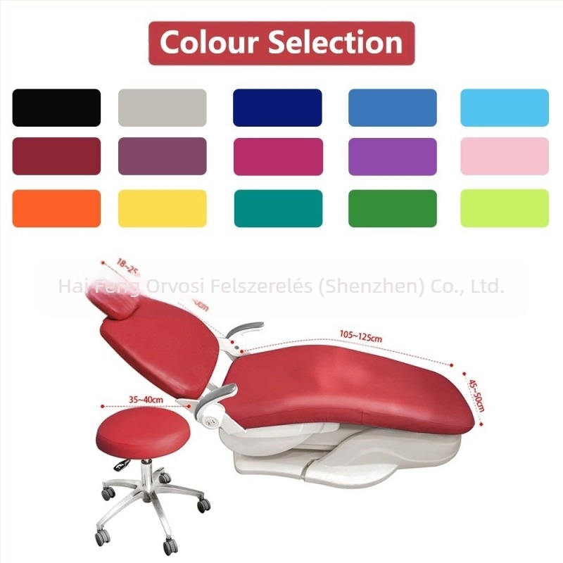 Fogászati székhuzat, fogászati székhuzat, fogászati székhuzat, fogászati székhuzat, üléshuzat, védőhuzat, PU bőr fogászati székhuzat, 4 darabos készlet