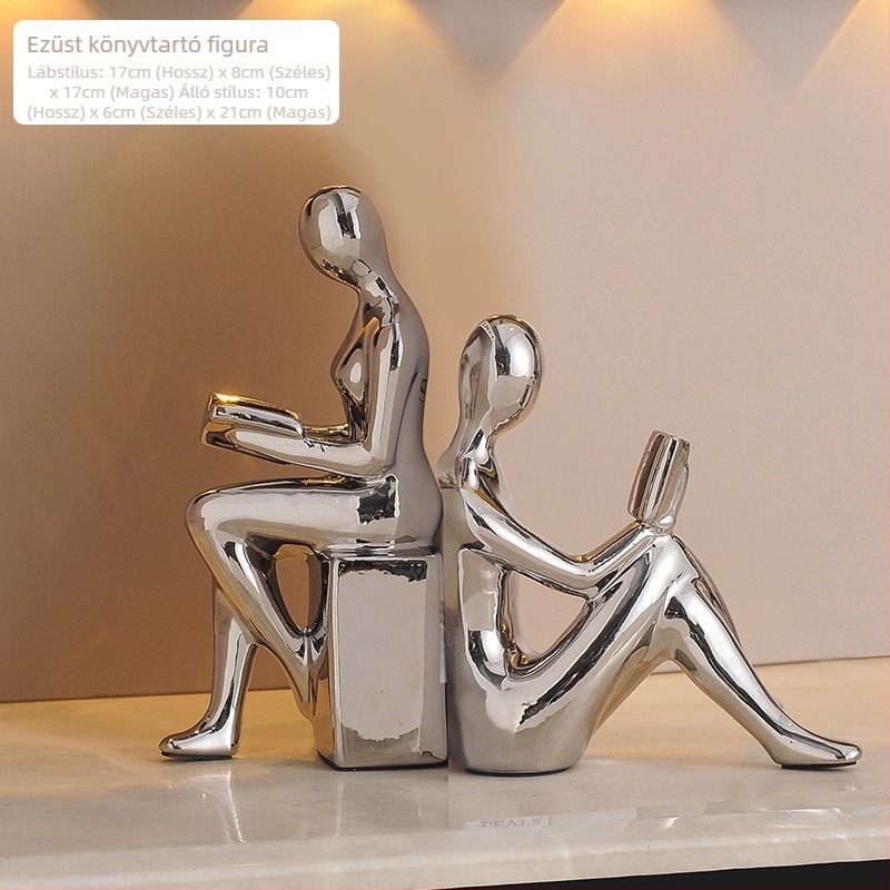 Könnyű luxus díszek, Elegáns modern könyvtámaszok, Karakterdíszek, Otthoni nappali, TV, Borosszekrény, Irodai dolgozószoba dekorációk