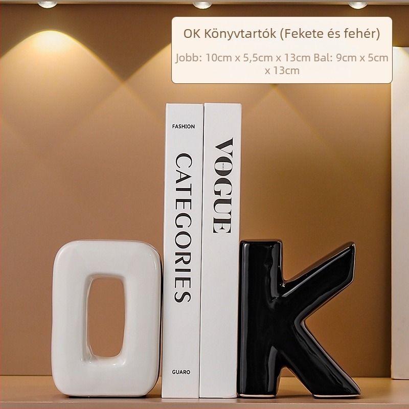 Könnyű luxus díszek, Elegáns modern könyvtámaszok, Karakterdíszek, Otthoni nappali, TV, Borosszekrény, Irodai dolgozószoba dekorációk