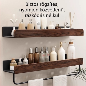 Krémszínű rönk WC-tároló állvány, szélesített, ütésmentes WC-hez, fürdőszobai WC-mosdó tároló állvány