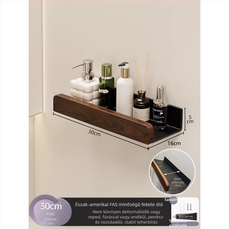 Krémszínű rönk WC-tároló állvány, szélesített, ütésmentes WC-hez, fürdőszobai WC-mosdó tároló állvány