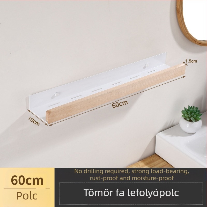 Krémszínű rönk WC-tároló állvány, szélesített, ütésmentes WC-hez, fürdőszobai WC-mosdó tároló állvány