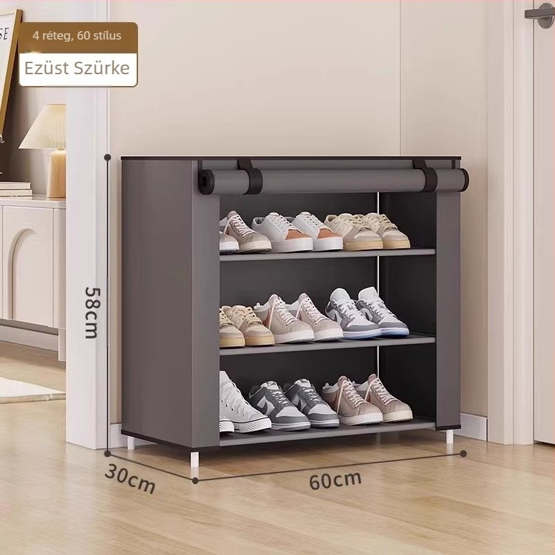 Cipőtartó Kollégiumi Kiadó Szoba Egyszerű Háztartási Beltéri Porálló Többrétegű Cipőszekrény Keskeny Ajtó Tárolás Gazdaságos