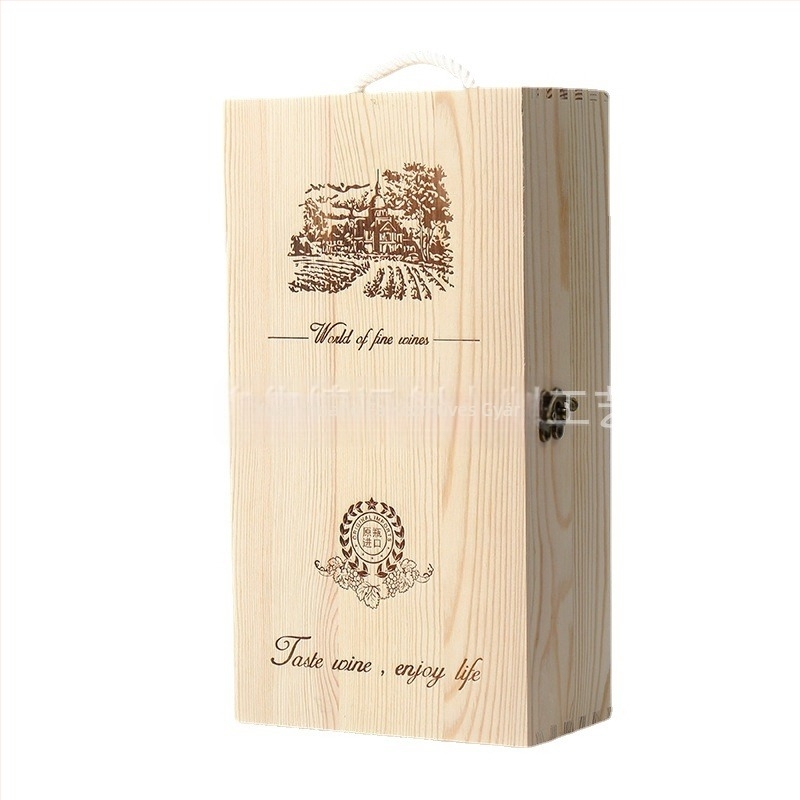 Borosdoboz Vörösboros doboz Vörösbor Dupla fadoboz Dupla palackozott fadoboz Borosdoboz Vörösboros fadoboz Külföldi bor ajándékdoboz