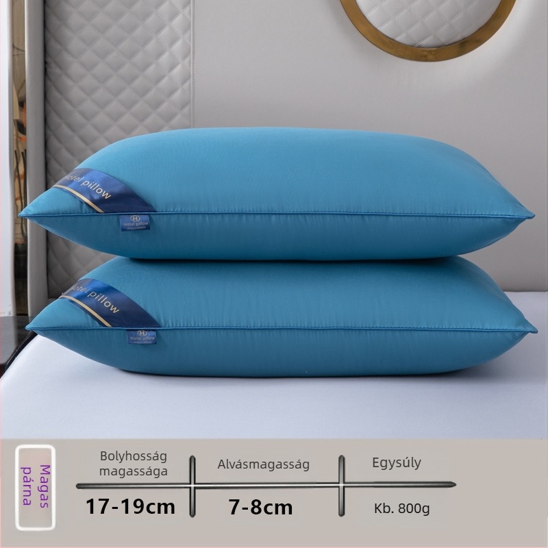[Vásároljon egyet, kapjon egyet ingyen] Ötcsillagos szállodai párna mag pár Mosható, egyszemélyes felnőtt nyakvédő toll bársony párna mag