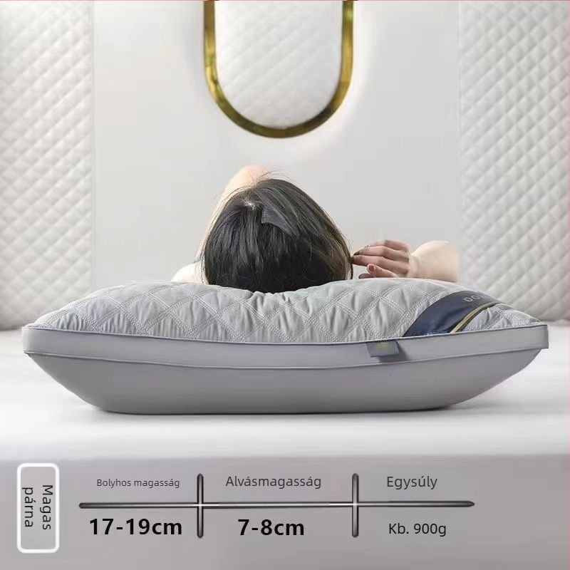 [Vásároljon egyet, kapjon egyet ingyen] Ötcsillagos szállodai párna mag pár Mosható, egyszemélyes felnőtt nyakvédő toll bársony párna mag