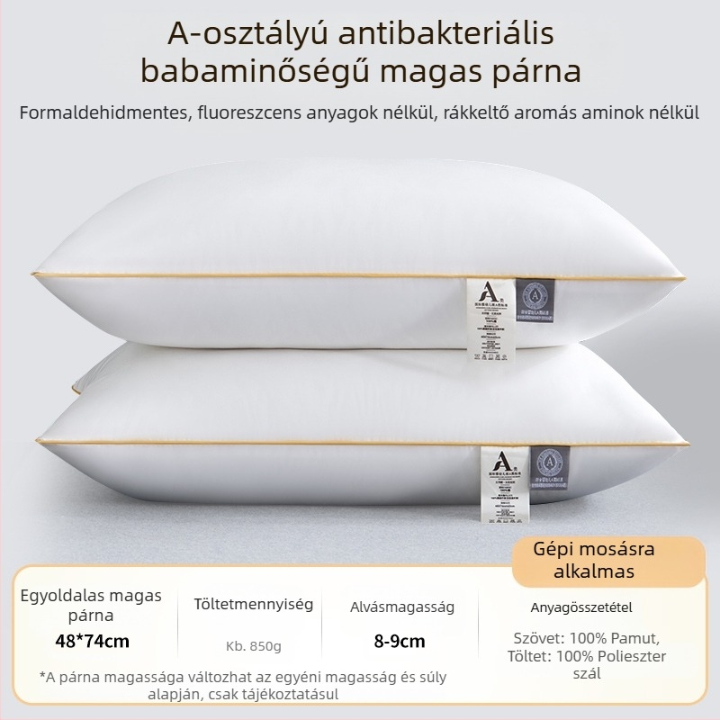 [Vásároljon egyet, kapjon egyet ingyen] Ötcsillagos szállodai párna mag pár Mosható, egyszemélyes felnőtt nyakvédő toll bársony párna mag