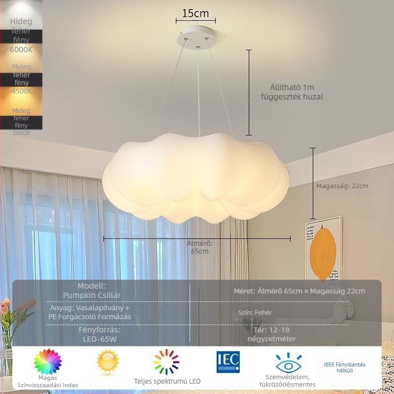 Északi modern minimalista személyre szabott kreatív stílusos étkező hálószoba toll csillár tolllámpa stílusos csillár