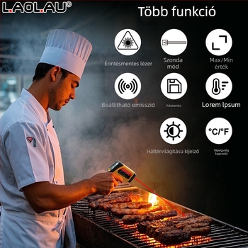 Határokon átnyúló dropshipping Jd-05K hőmérő pisztoly infravörös hőmérő ipari hőmérő hőmérséklet-pisztoly nagykereskedelmi hely