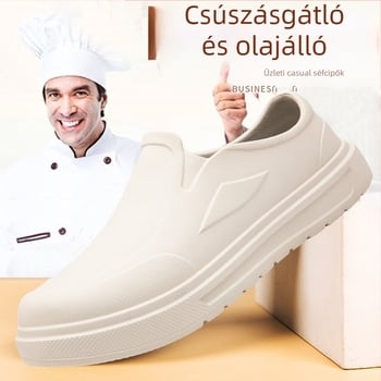 Férfi cipők exportja nagy méretű vízálló szállodai konyhai szakácscipők Eva csúszásmentes kopásálló munkavédelmi munkacipők alkalmi cipők