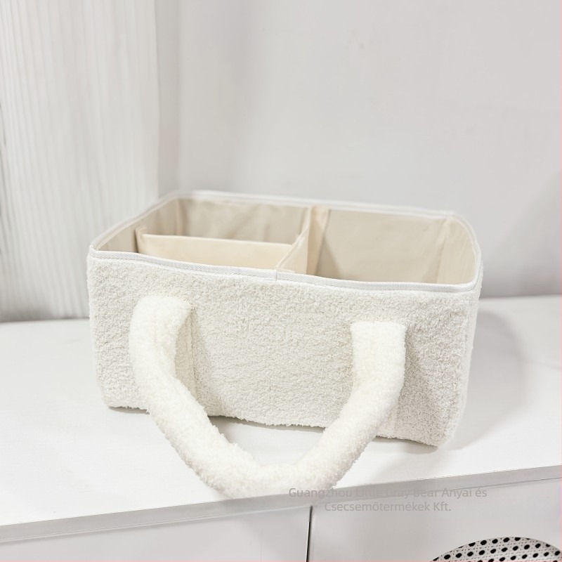 Határokon átnyúló nagykereskedelmi, gyárilag közvetlen plüss tárolókosár anyai és csecsemőjáték pelenka cumisüveg befejező táska babaruha tároló