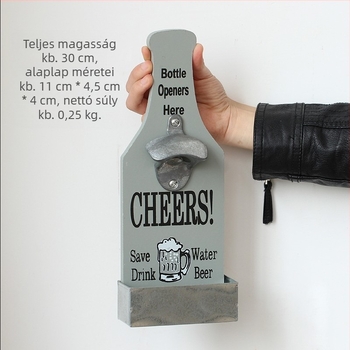 Régi étterem grillezett halbolt sörnyitó kreatív tárolódoboz bár étterem dekoráció sörnyitó fali díszek