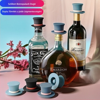 Határokon átnyúló szilikon mágikus kupakos palackdugó vörösboros palackdugó boros palackdugó tömítés frissen tartó palackdugó gyári közvetlen értékesítés