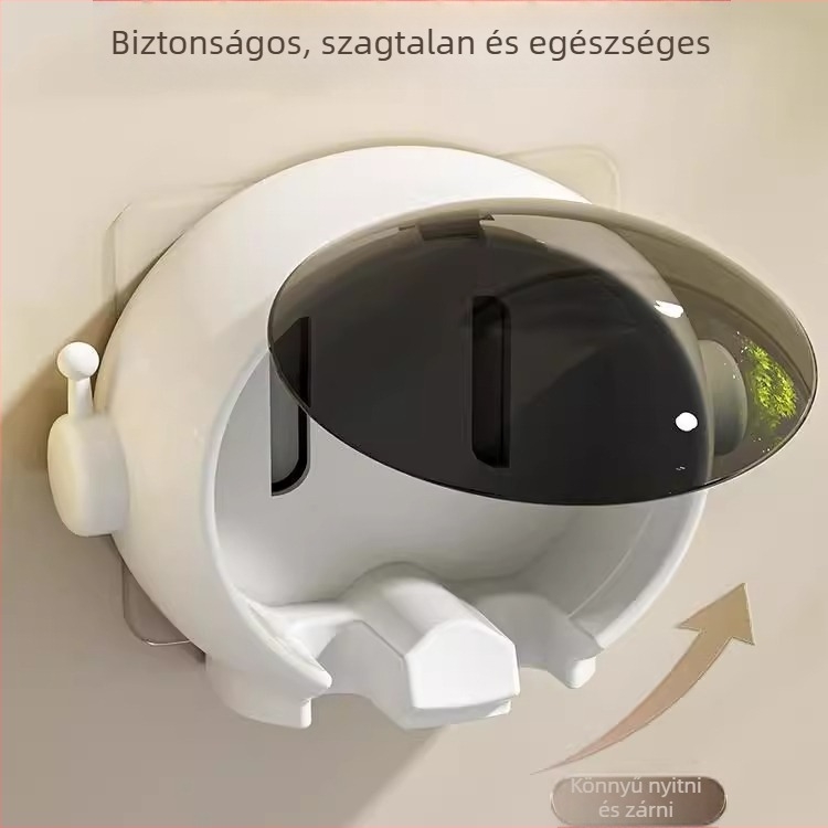 Fogkefetartó, falra szerelhető, ütésmentes fogkefetartó, rajzfilmfigura, WC, fürdőszoba, elektromos fogkefe, fali tartó