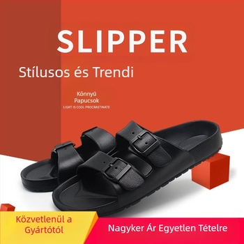 Gyári export papucsok férfi külső viselethez Eva vastag talpú, határokon átnyúló szandálok nyári nagy méretű férfi szandálok csatos papucsok