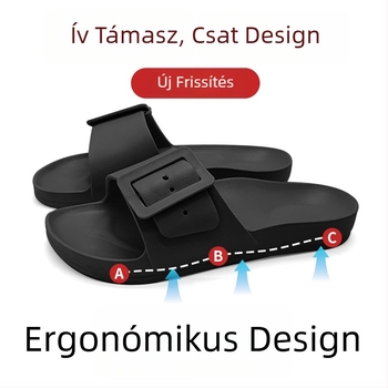 Gyári export papucsok férfi külső viselethez Eva vastag talpú, határokon átnyúló szandálok nyári nagy méretű férfi szandálok csatos papucsok