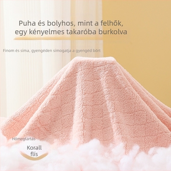 Baba fürdőlepedő nedvszívó korall bársony törölköző baba fürdőlepedő vastagított gyerektakaró rajzfilm hímzett pamut puha újszülött